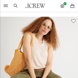 J.Crew Linen Muscle Tank